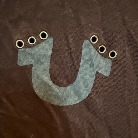 True Religion Black Tee with Logo Accent - Picture 3 of 5